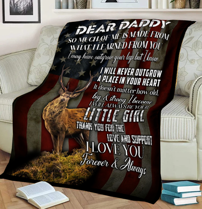 Dear Daddy - So Much of Me Premium Mink Sherpa Blanket