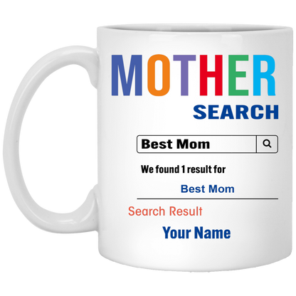 Personalized Best Mom Coffee Mug