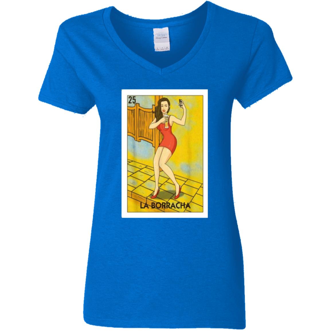 LA Borracha. V-Neck T-Shirt