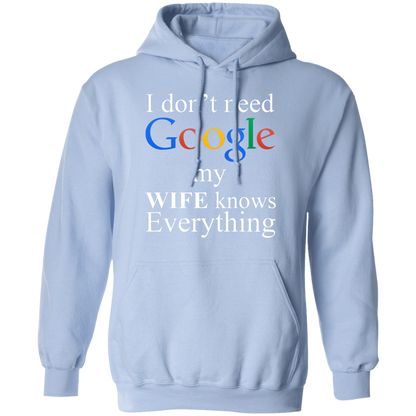 I Don't Need Google My Wife Knows Everything Apparel