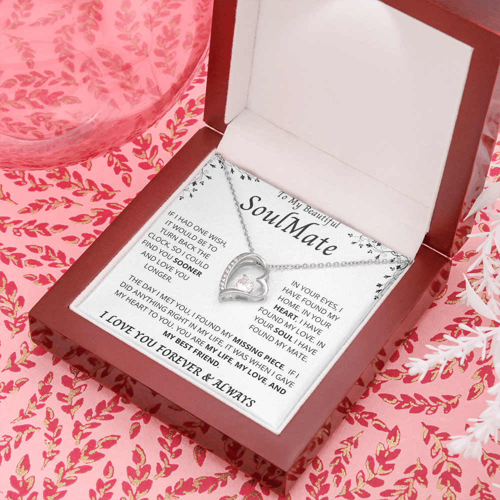 To My Beautiful Soulmate | Forever Love Necklace