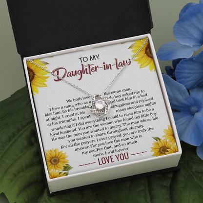 To My Daughter In Law | Love My Boy