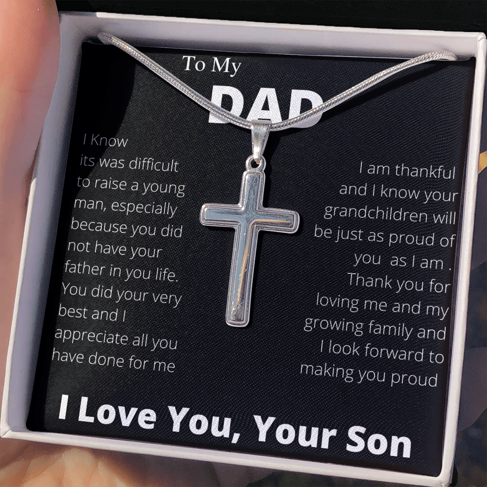 To My Dad | Thank You For Loving Me Cross