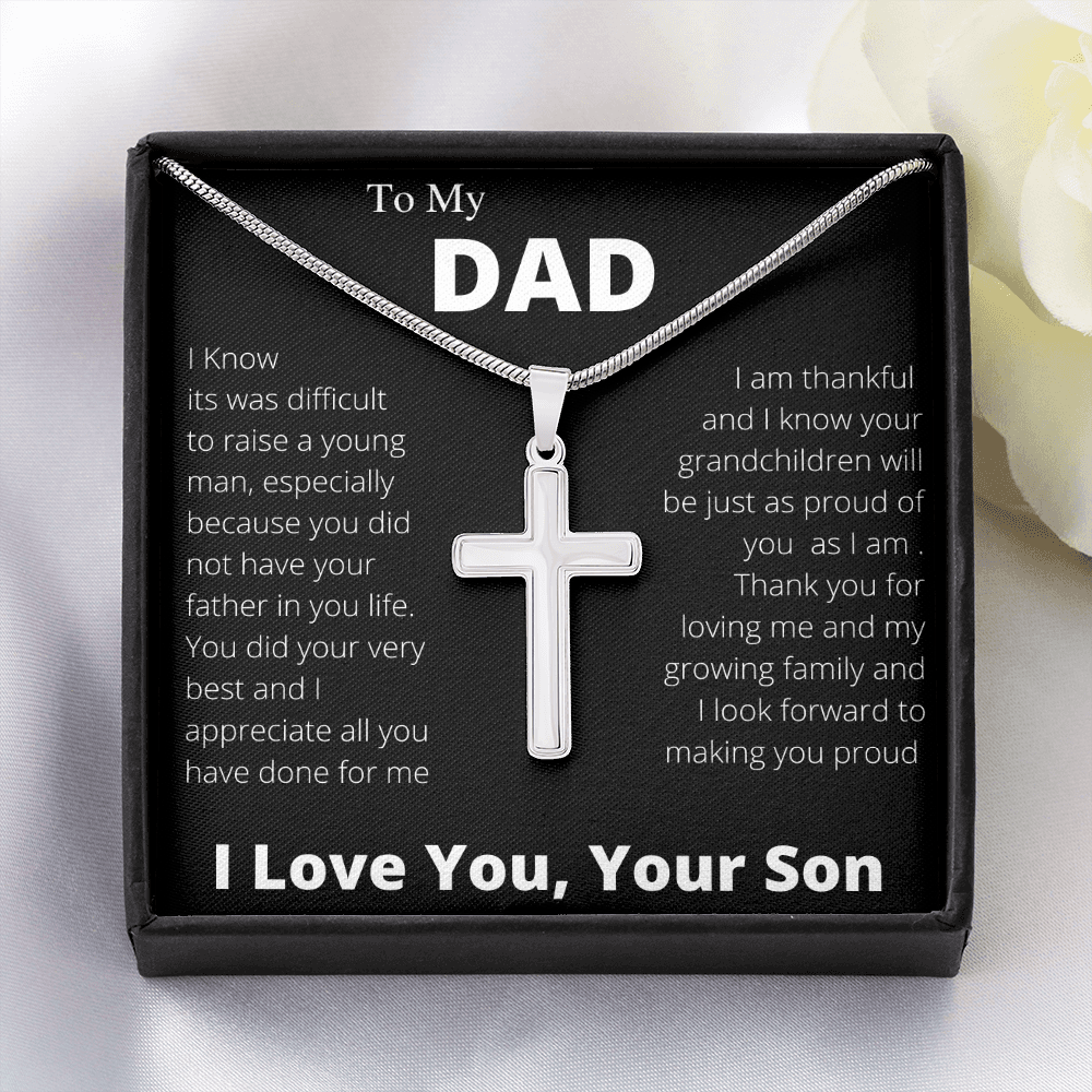 To My Dad | Thank You For Loving Me Cross