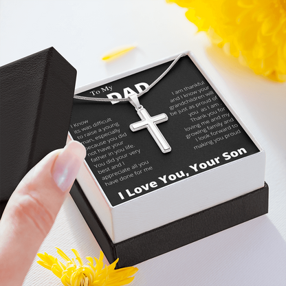 To My Dad | Thank You For Loving Me Cross