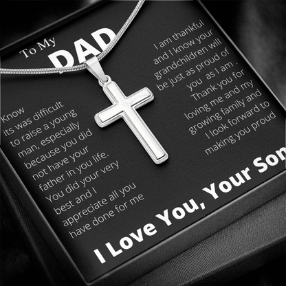 To My Dad | Thank You For Loving Me Cross