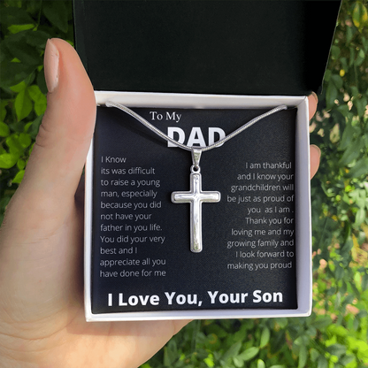 To My Dad | Thank You For Loving Me Cross