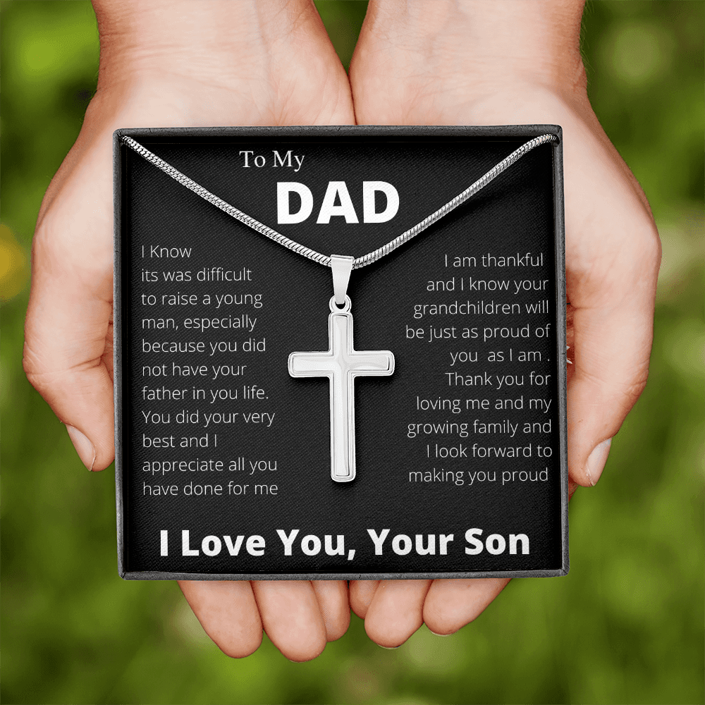 To My Dad | Thank You For Loving Me Cross