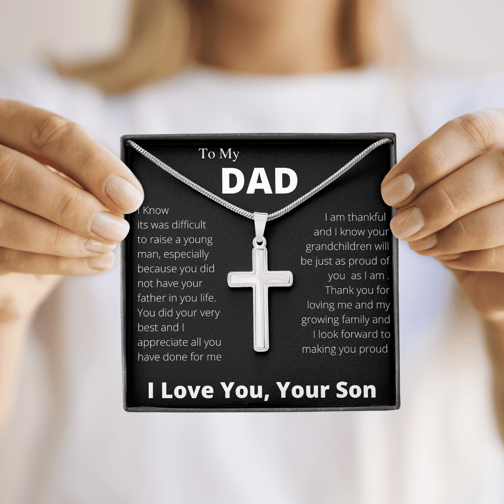 To My Dad | Thank You For Loving Me Cross