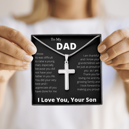 To My Dad | Thank You For Loving Me Cross