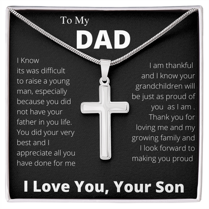 To My Dad | Thank You For Loving Me Cross