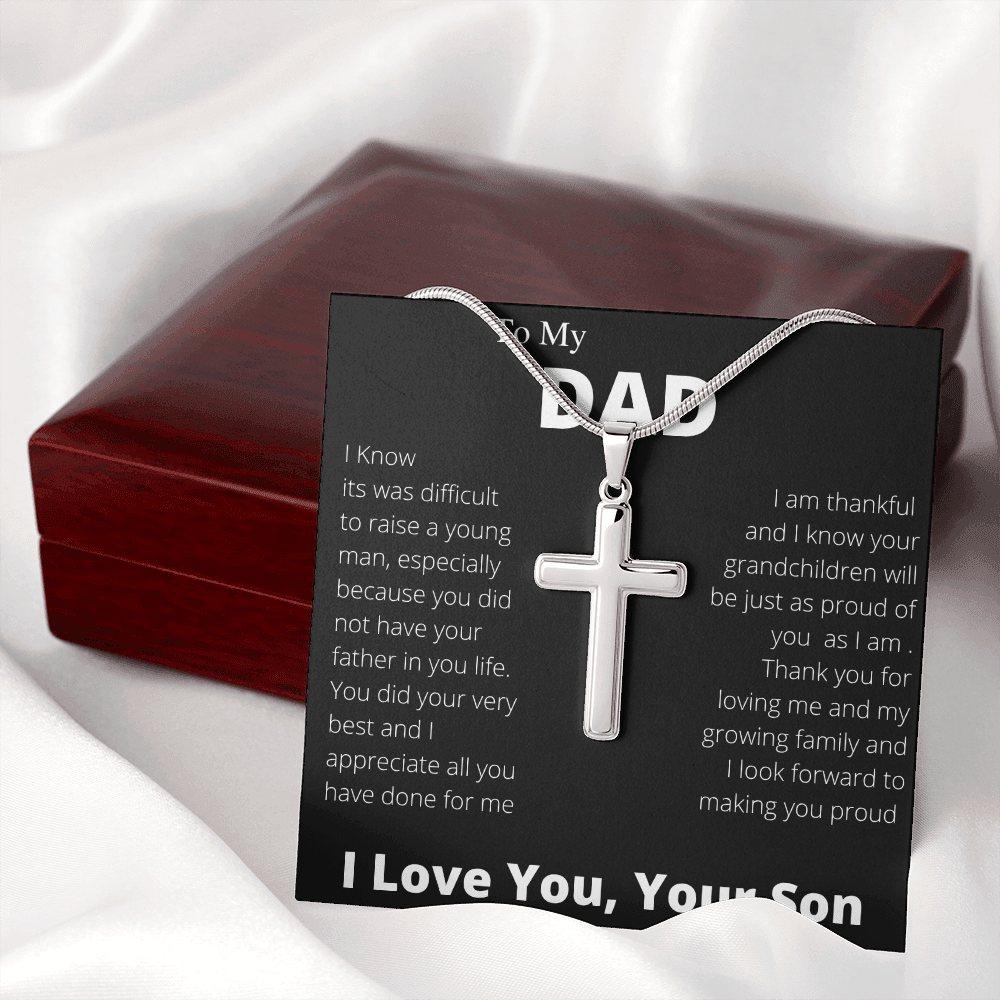 To My Dad | Thank You For Loving Me Cross