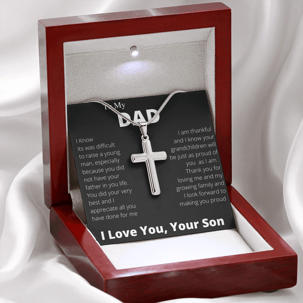 To My Dad | Thank You For Loving Me Cross