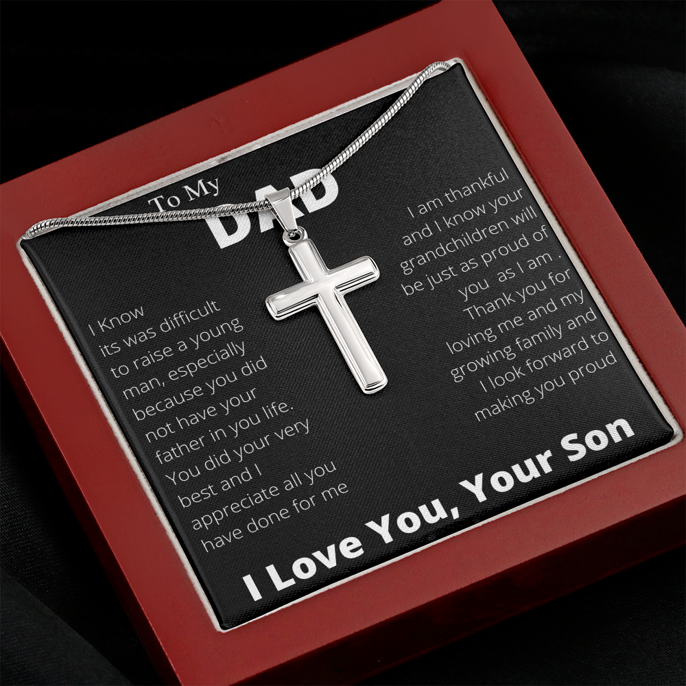 To My Dad | Thank You For Loving Me Cross