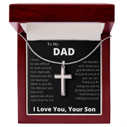 To My Dad | Thank You For Loving Me Cross